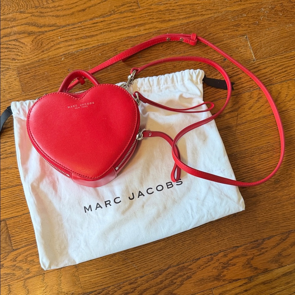 Marc Jacobs Red Heart-Shaped Crossbody